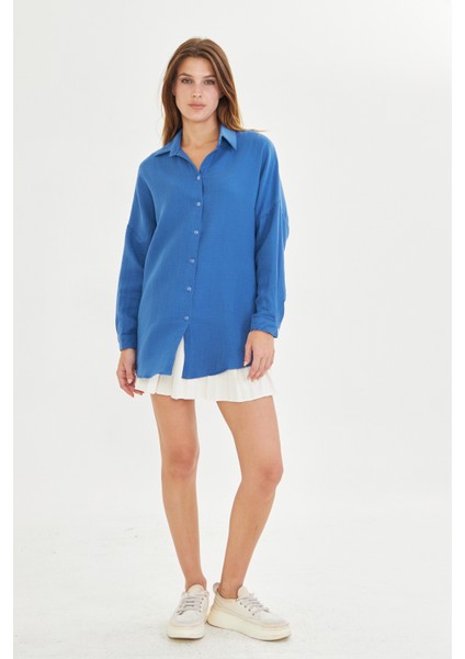 Kadın Rahat Kesim, Oversize, Salaş Gömlek