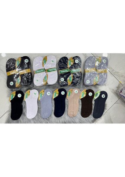 Iç Giyim Özeren Lüx Bambu Patik Erkek Çorap Ekonomik Paket (12 Adet)