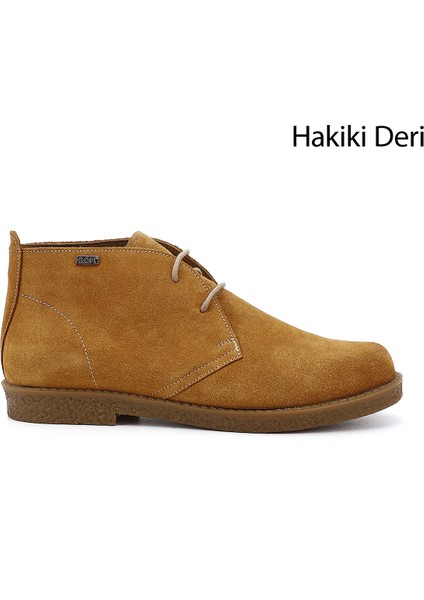 Gön Hakiki Deri Oxford Kalıp Kauçuk Taban Bağcıklı Kadın Günlük Bot 51456