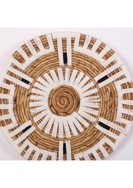 Mylamp Aspendos 40X9 cm Çap- Doğal Abaka Duvar Tabağı fiyatları