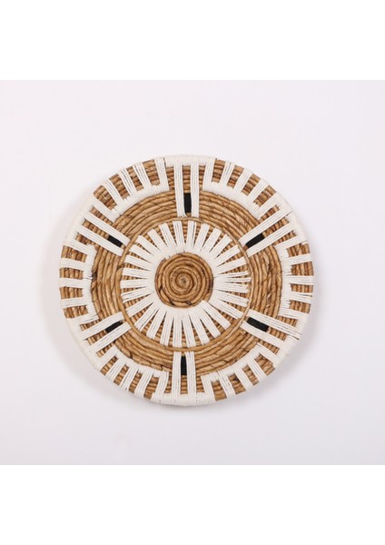 Mylamp Aspendos 40X9 cm Çap- Doğal Abaka Duvar Tabağı modelleri