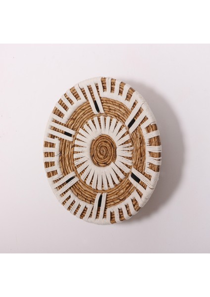 Mylamp Aspendos 40X9 cm Çap- Doğal Abaka Duvar Tabağı fırsatları