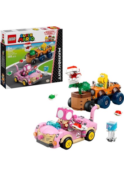 Super Mario: Mario Kart – Piranha Plant Güçlendirme Takibi 72044 - 8 Yaş ve Üzeri Çocuklar Için Yaratıcı Oyuncak Yapım Seti (588 Parça)