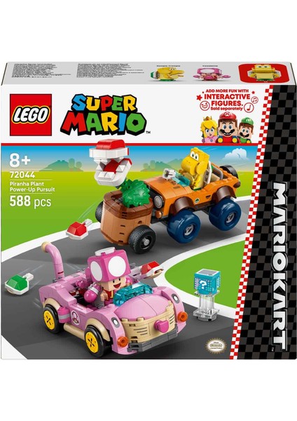 Super Mario: Mario Kart – Piranha Plant Güçlendirme Takibi 72044 - 8 Yaş ve Üzeri Çocuklar Için Yaratıcı Oyuncak Yapım Seti (588 Parça) modelleri