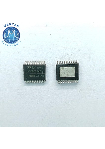 VND5012AK (Ssop-24-Smd) Orijinal Oto Beyin Tamir Entegreleri Merkan Elektronik
