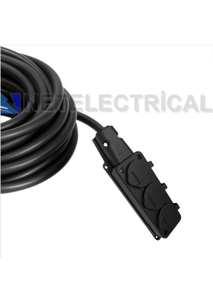 3'lü 55 Metre 3x4 Ttr Tam Bakır Kalın Kablolu Bem-Ba Kauçuk Grup Priz fiyatları