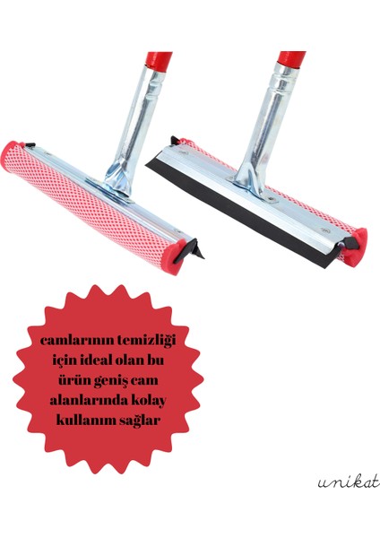 Cam Yıkama Temizleme Fırçası Sünger Ile Silikon Çekçek fiyatları