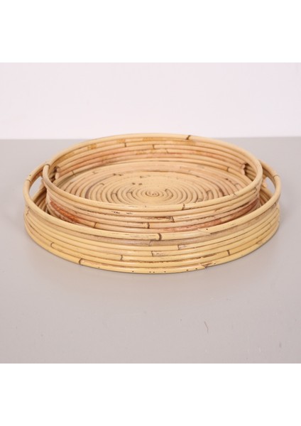 Mylamp Hayal 36X6 cm Kubu Rattan Tepsi indirimleri