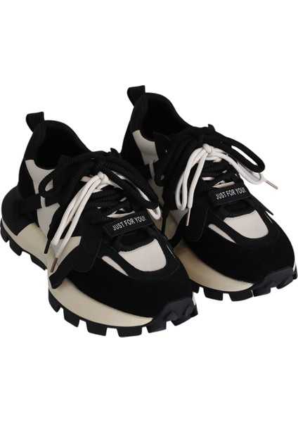 1021230049 Yoko Siyah Kadın Hakiki Deri Spor Ayakkabı modelleri