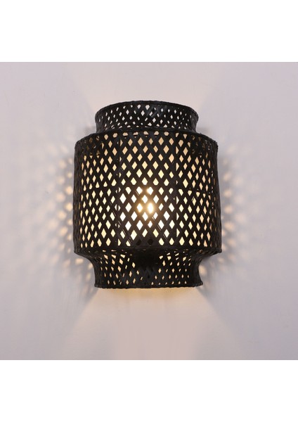 Mylamp Sitrus Siyah Bambu Aplik modelleri