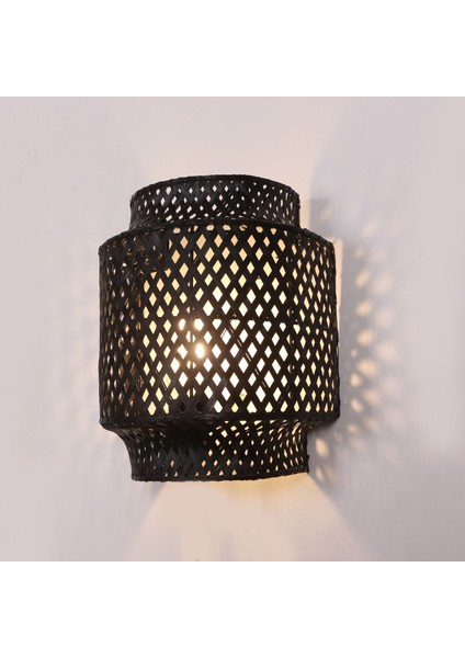 Mylamp Sitrus Siyah Bambu Aplik fırsatları