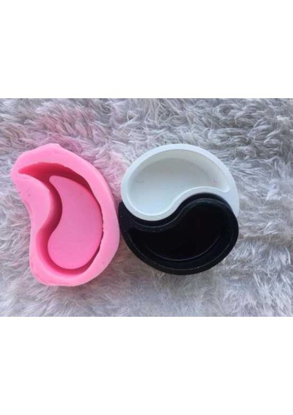 Yin Yang Saksı Mumluk Silikon Kalıp K-487 modelleri