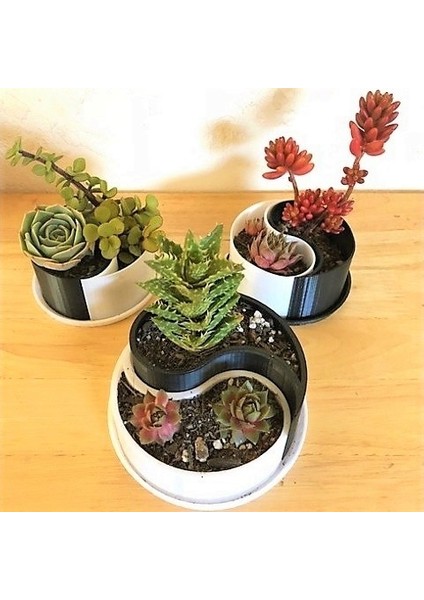 Yin Yang Saksı Mumluk Silikon Kalıp K-487 fırsatları