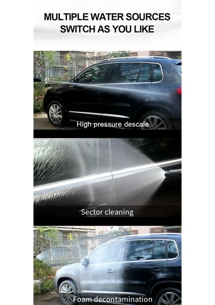 48VH Bataryalı Taşınabilir Şarjlı Basınçlı Su Tabancası | Araç Yıkama | Bahçe Sulama | Motosiklet ve Cam Temizleme | Köpüklü Yıkama fiyatları
