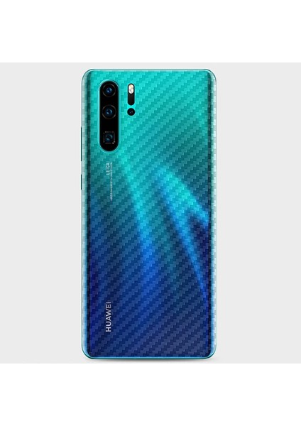 Huawei P30 Pro Şeffaf Karbon Fiber Kaplama STICKER-(1903) - UST8817-5013 fırsatları