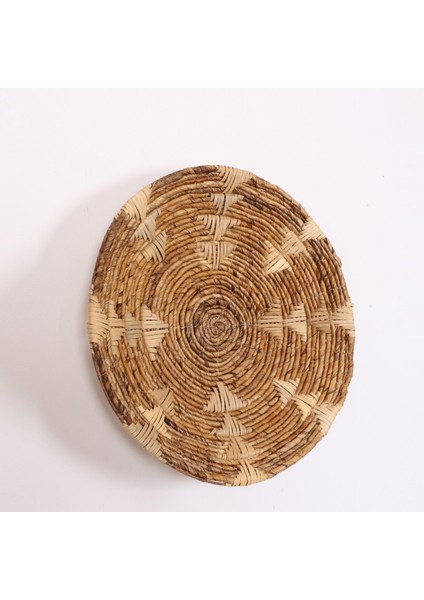 Mylamp Kaunos 50X12 cm Çap- Doğal Abaka Duvar Tabağı fırsatları