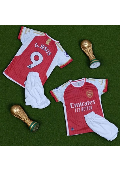 Jesus Arsenal 2024/25 Iç Saha Forma Kırmızı