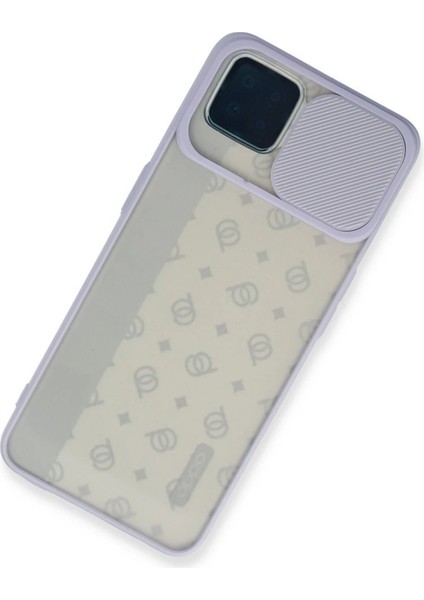 Oppo Reno 4 Lite Kılıf Palm Buzlu Kamera Sürgülü Silikon - Lila - UST4698-1291 modelleri
