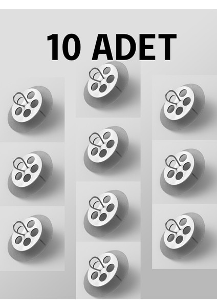 10 Adet Çaydanlık İçi Çay Süzgeci Demlik Süzgeç