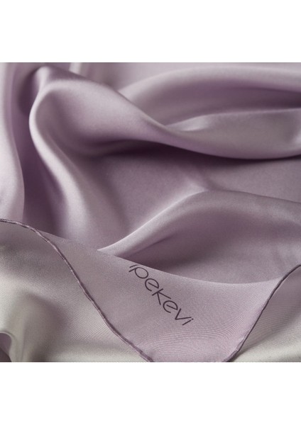 Düz Twill Ipek Eşarp - Leylak fiyatları