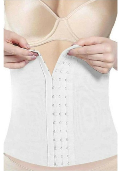 Kadın Agraflı Bel Lohusa Korse 1 Beden Küçültür