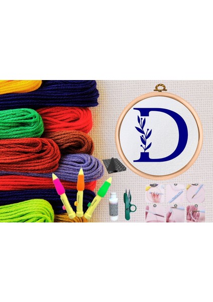 Punch Seti Nakış Seti Kasnaklı Kendin Yap Seti Seri 64