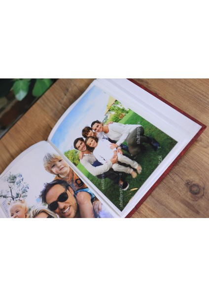 10x15 cm 100’lük Ciltbezli Deluxe Fotoğraf Albümü Bordo modelleri