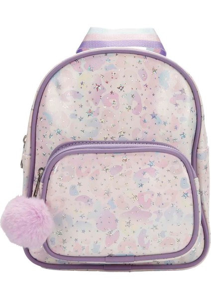 Yıldız ve Leopar Desenli Sırt Çantası