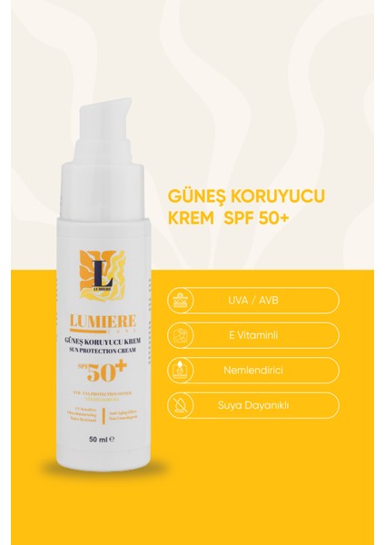 Vitamin E&C 50 SPF+ Güneş Koruyucu Krem