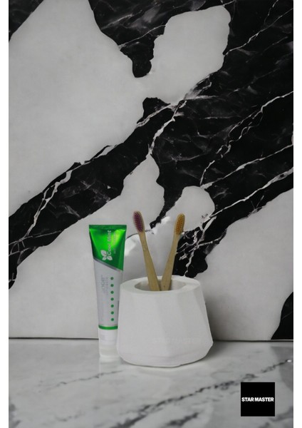 Diş Fırçası Kabı Diş Fırçalığı Fırçalık Altın Renk Model 17