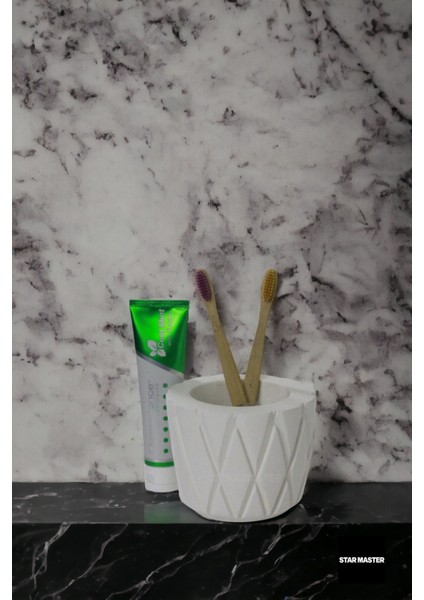 Diş Fırçası Kabı Diş Fırçalığı Fırçalık Siyah Renk Model 18