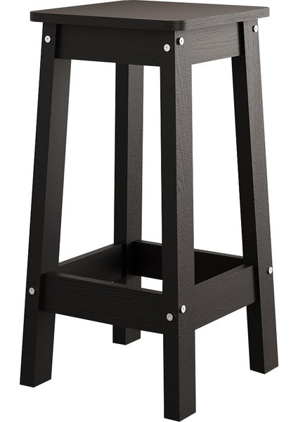 Edgar G4831 4 Adet Siyah Tabureli Mutfak Adası Beyaz Karşılıklı Oturmalı Depolamalı Çok Amaçlı Masa indirimleri