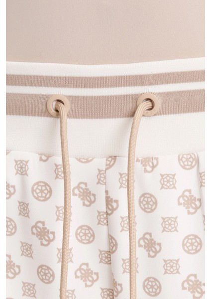 New Aggie 4g Logo Baskılı Regular Fit Jogger Pantolon V5YB20KB212 Bayan Pantolon V5YB20 KB212 P1MS fırsatları