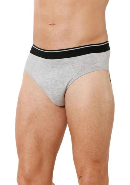Erkek Pamuklu Likralı Penye Esnek Rahat Slip Külot