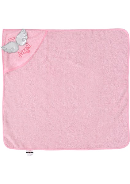 %100 Pamuk Yenidoğan Bebek Kundak Nakışlı Banyo Havlu Pembe indirimleri