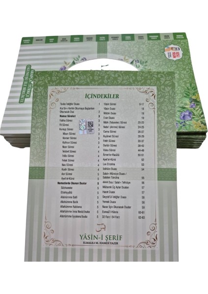 Hediyelik Ekonomik Yasin-I Şerif Yeşil Renk Orta Boy 64 Sayfa fiyatları
