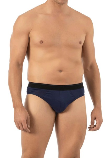 Erkek Pamuklu Likralı Penye Esnek Rahat Slip Külot