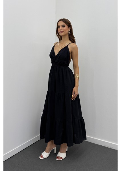 Gordie Keten Karışımlı Maxi Elbise fiyatları