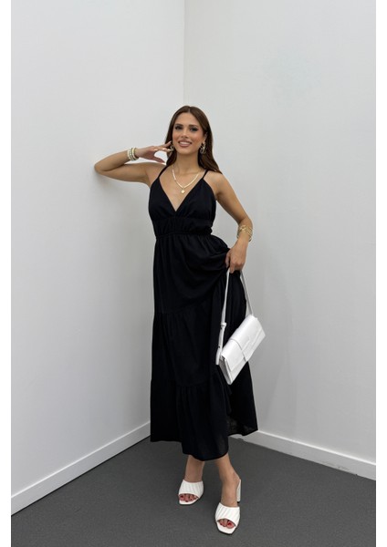 Gordie Keten Karışımlı Maxi Elbise modelleri