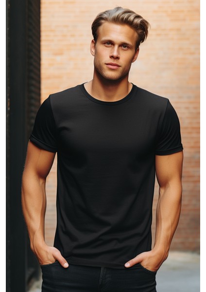 Erkek Siyah Clima Cool T-Shirt Xl modelleri