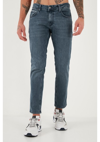 Pamuklu Regular Fit Normal Bel Boru Paça Jeans Erkek Kot Pantolon 2211C02PARMA fiyatları