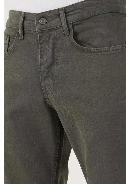 Pamuklu Comfort Fit Normal Bel Boru Paça Jeans Erkek Kot Pantolon 4412C19TEXAS