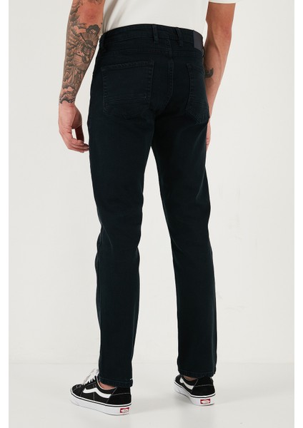 Pamuklu Comfort Fit Normal Bel Düz Paça Jeans Erkek Kot Pantolon 412C05TEXAS indirimleri