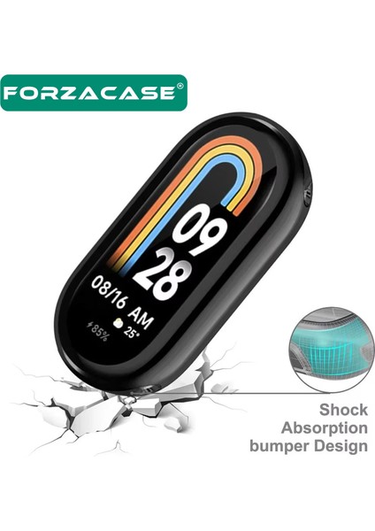 Xiaomi Smart Band 10 ile Uyumlu Önü Kapalı Ekran Korumalı Silikon Kılıf - FC010 fırsatları