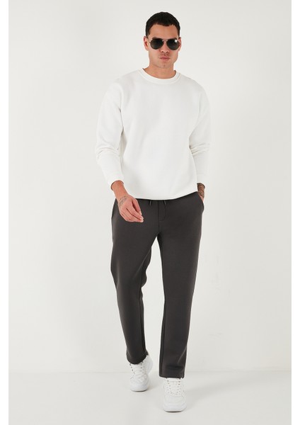 Pamuklu Regular Fit Normal Bel Şardonlu Eşofman Altı Erkek Eşofman Altı 5908040