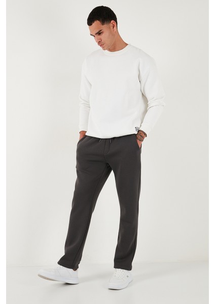 Pamuklu Regular Fit Normal Bel Şardonlu Eşofman Altı Erkek Eşofman Altı 5908040 fırsatları