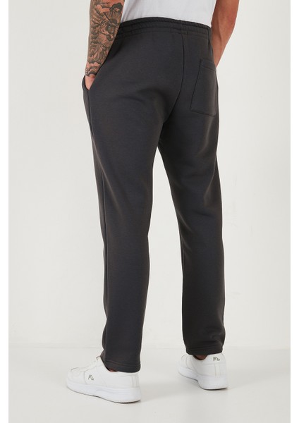 Pamuklu Regular Fit Normal Bel Şardonlu Eşofman Altı Erkek Eşofman Altı 5908040