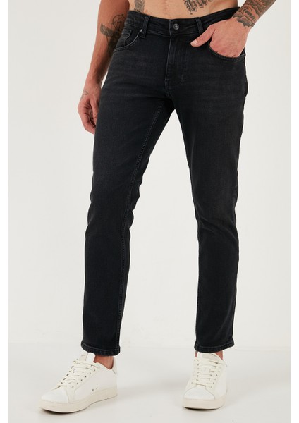 Pamuklu Regular Fit Normal Bel Boru Paça Jeans Erkek Kot Pantolon 2203C14PARMA fiyatları