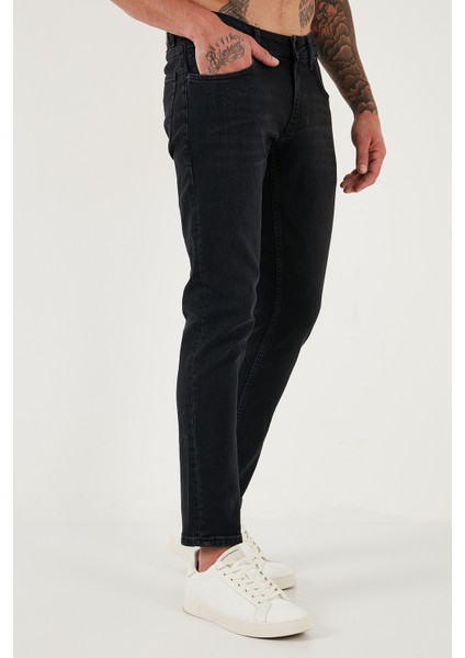 Pamuklu Regular Fit Normal Bel Boru Paça Jeans Erkek Kot Pantolon 2203C14PARMA modelleri