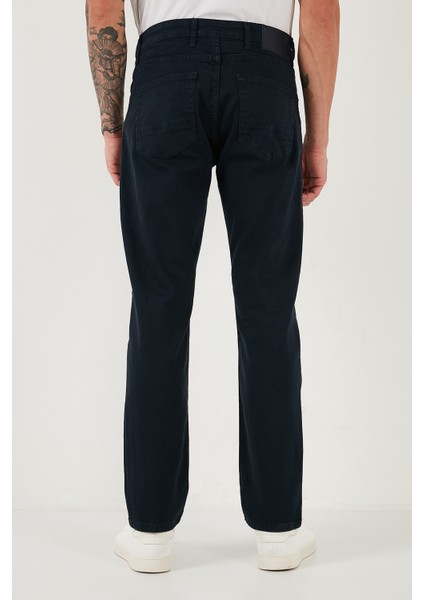 Pamuklu Comfort Fit Normal Bel Boru Paça Jeans Erkek Kot Pantolon 4412C19TEXAS indirimleri